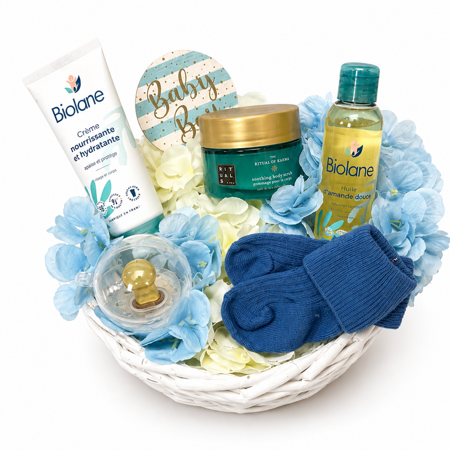 Panier Baby Boy Welcome