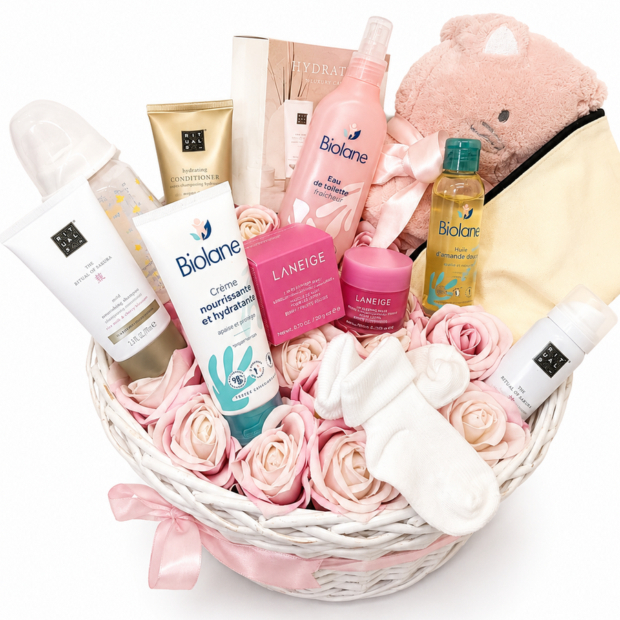 Panier Baby Girl Bonheur
