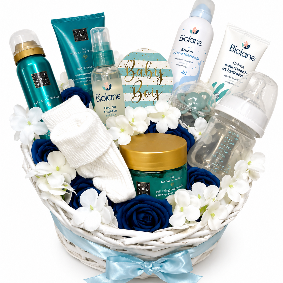 Bouquet baby Boy Tendresse