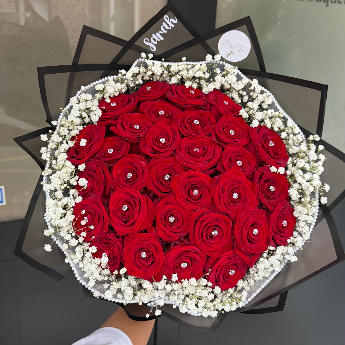 Bouquet Diamants Prénom 🌹
